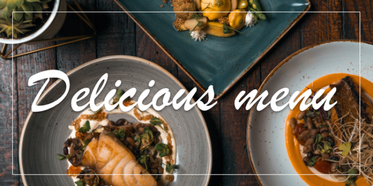 Delicious menu